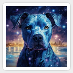 Gleaming Staffy Sticker